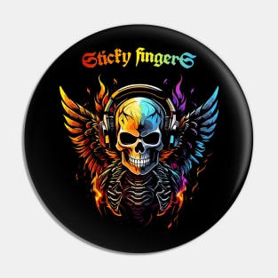 sticky fingers Pin