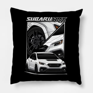 VB WRX in Ceramic White Pillow