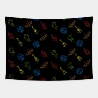 Mexican pattern design RBG Tapestry