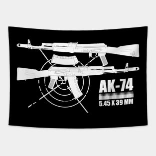 AK-74 Kalashnikov (two sides) Tapestry