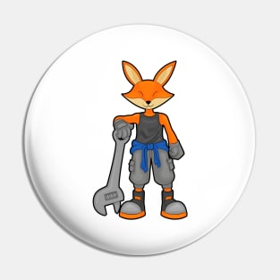 Fox as Mechanic with Spanner Pin