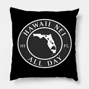 Roots Hawaii and Florida by Hawaii Nei All Day Pillow