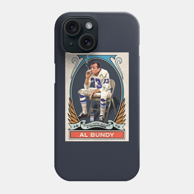 Al Bundy Polk High Football Trading Card Phone Case by darklordpug