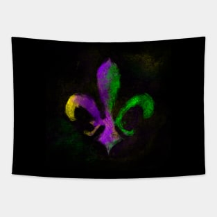 Mardi Gras Fleur de Lis Tapestry