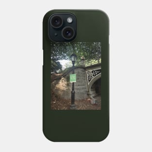 Central Park Street Lamp Bridge NYC Phone Case