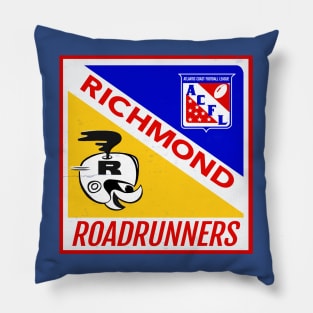 Defunct Richmond Roadrunners ACFL Football 1968 Pillow