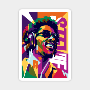 Stevie Wonder WPAP Magnet