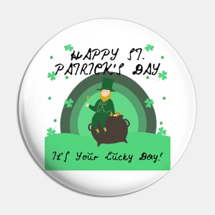 St. Patrick's Day Design Pin