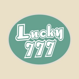 lucky number 777 - green and white T-Shirt