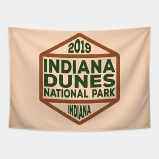 Indiana Dunes National Park badge Tapestry