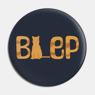 Blep - cat (orange cat version) Pin