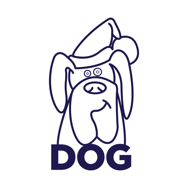 Doggie line art by Spiderbig