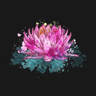 Lotus Watercolor T-Shirt