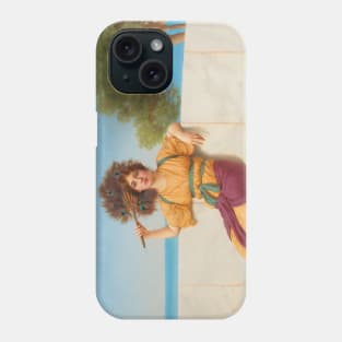 In the Prime of the Summertime (Reverie) by John William Godward Phone Case