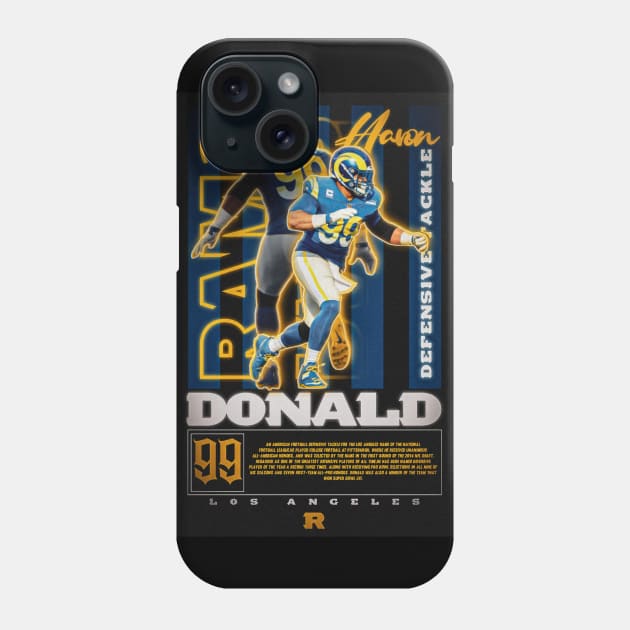 Aaron Donald 99 Phone Case by NFLapparel