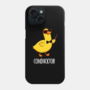 Con-duck-tor Cute Duck Pun Phone Case