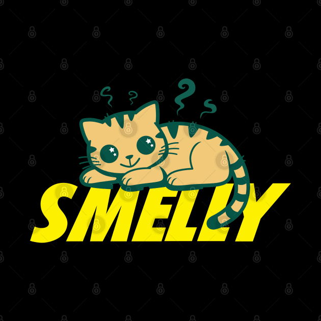 Funny Smelly Cat Cute Gift For Cat Lovers by BoggsNicolas