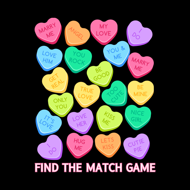 Candy Heart Find The Match Game by Give Joy