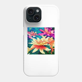 Flowers in the Style of Claude Monet #2 Phone Case