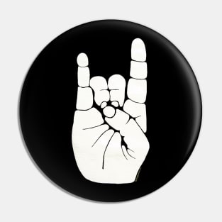 Devil Horns - Heavy Metal! Pin