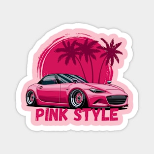 MX5 Miata Pink style Magnet