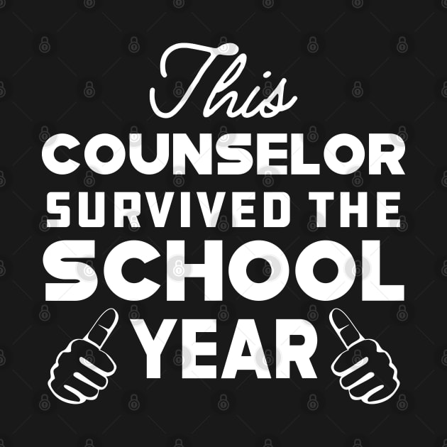 Counselor - This counselor survived the school by KC Happy Shop