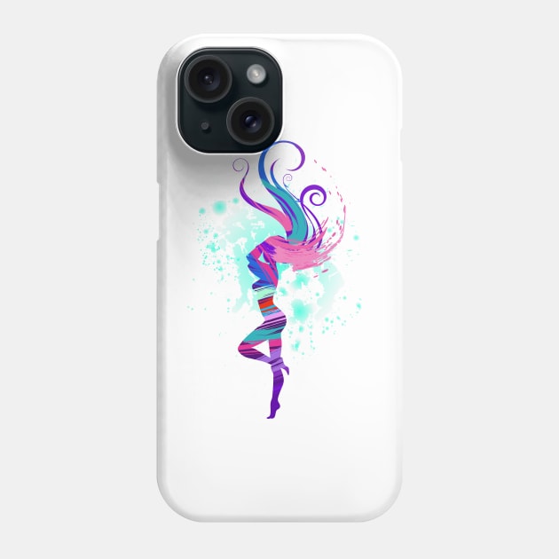 Painted girl Phone Case by Blackmoon9