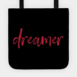 Dreamer: red Tote