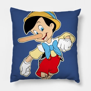 Pinocchio No Strings Attached Pillow