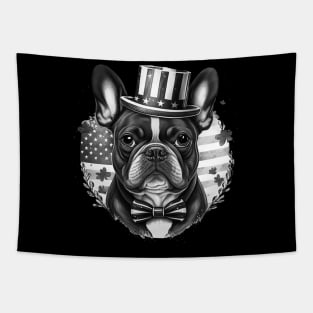 French Bulldog 4th of July Tapestry