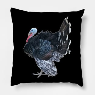 Retro Vintage Turkey Jive Thanksgiving Pillow