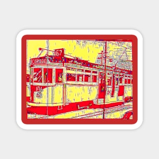 Summer Tram Magnet