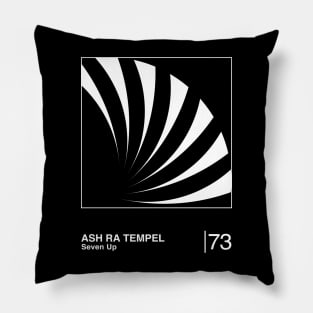 Ash Ra Tempel / Original Minimalist Graphic Artwork Design Pillow