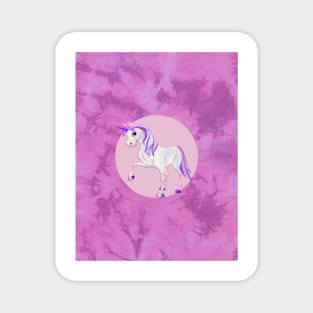 Unicorn Tie Dye Magnet