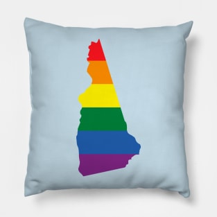 New Hampshire state LGBT Pride Pillow