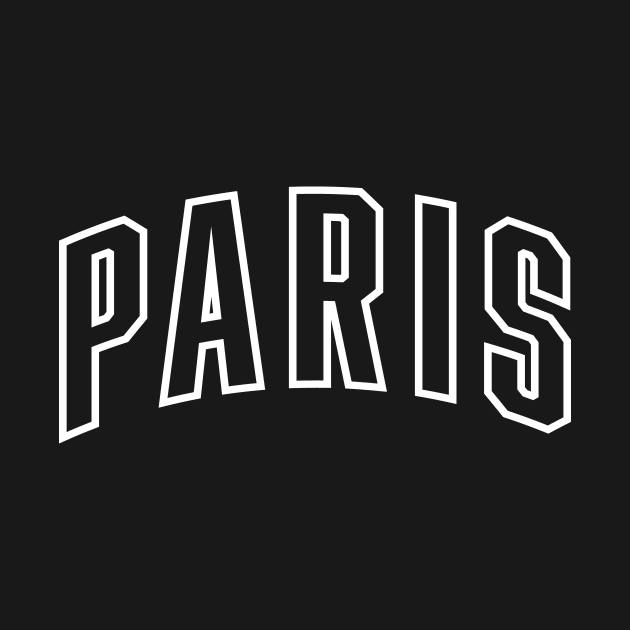 Paris White Outline by Good Phillings