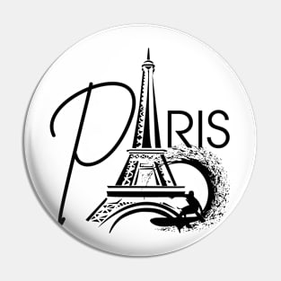 Paris France surfer Pin