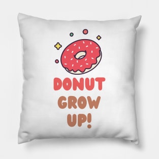 donut grow up Pillow