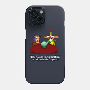 Funny Spectickles Politician Clown Humor Phone Case