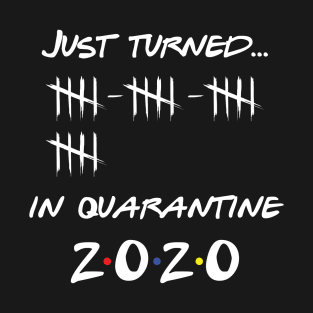 Just Turned 20 In Quarantine Humor Birthday T-Shirt