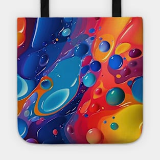 Abstract oil and water mix background Tote