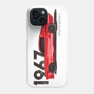 '67 GT-500 in Candy red Phone Case