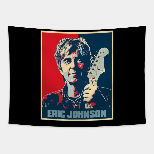 Eric Johnson Hope Poster Art Tapestry by Odd Even