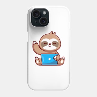 Tech-Savvy Sloth Phone Case