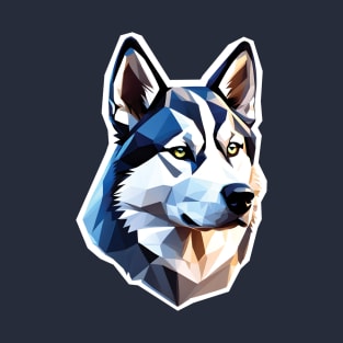 Dog Siberian Husky art 1 T-Shirt