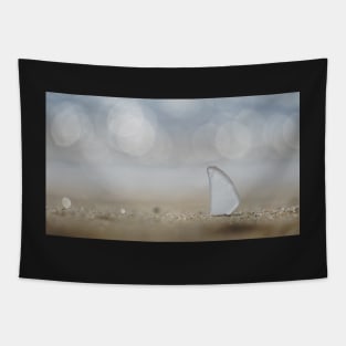 Triangle Beach Glass Bath Mat by Nalinne Jones Tapestry