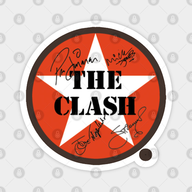Logo Signature Band The Clash London Calling Magnet Teepublic Au