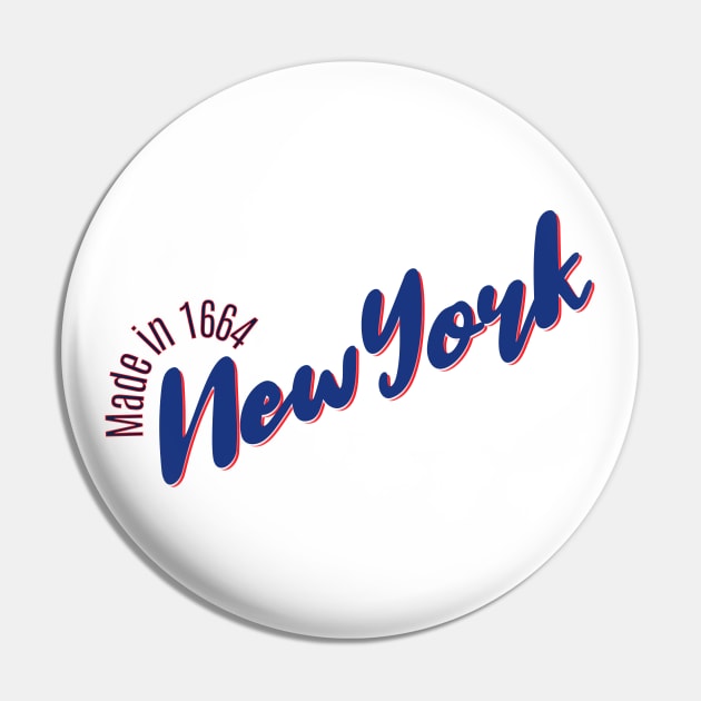 New York Made in 1664 Pin by LB35Y5