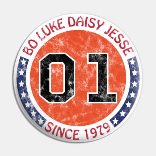 Dukes of Hazzard - Bo Luke Daisy Jesse Since 1979 Vintage (01 General Lee) Pin