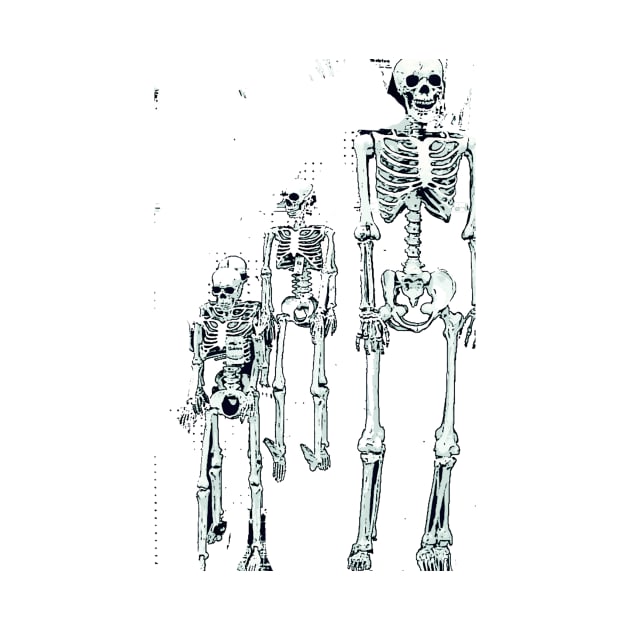 3 skeletons bywhacky by bywhacky